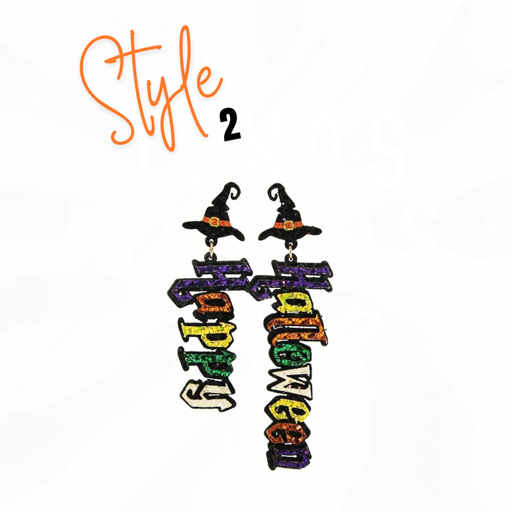 Happy Halloween Earrings - 4 Styles