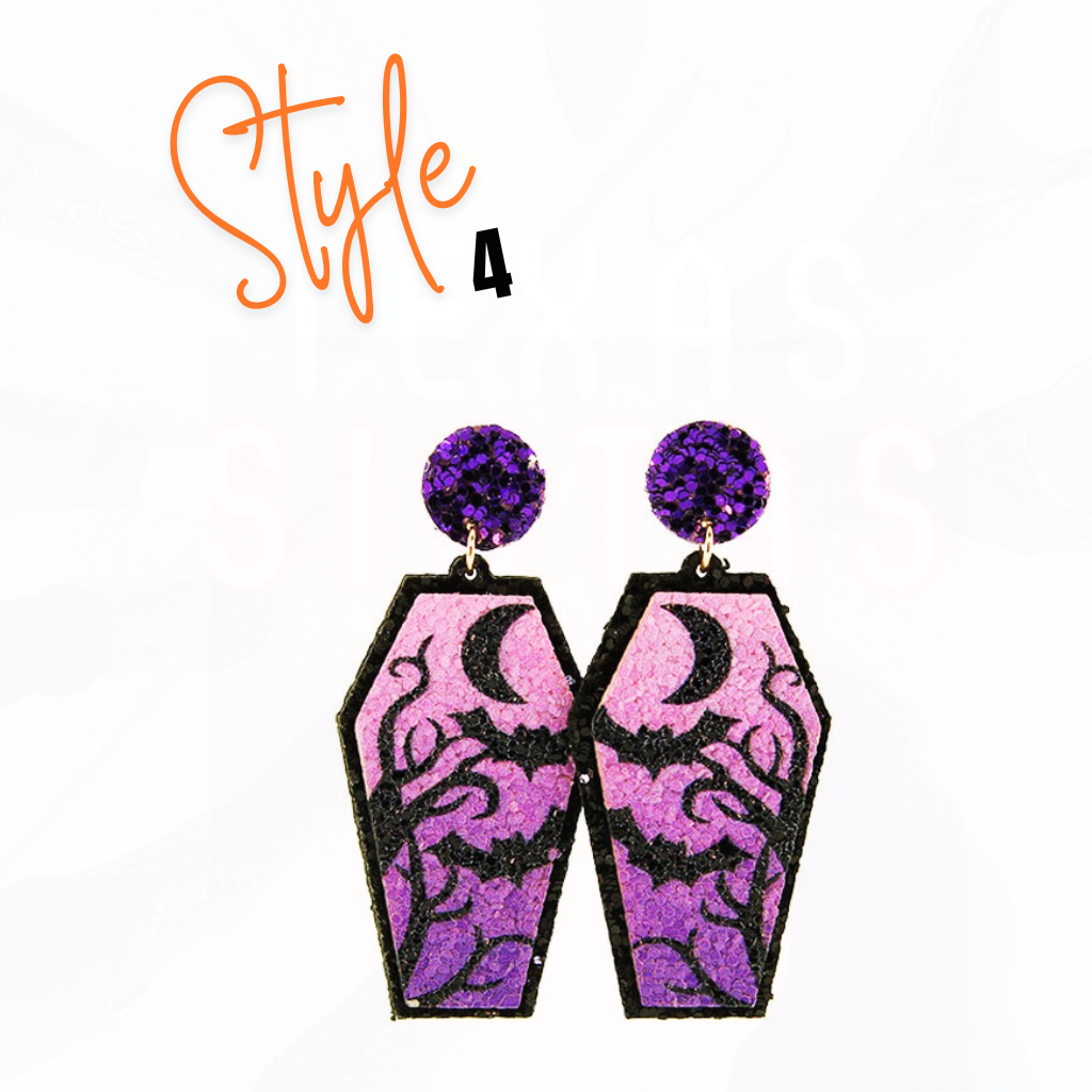 Happy Halloween Spooky Earrings - 4 Styles