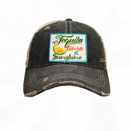 Tequila lime & Sunshine Trucker Hat - 5 Colors