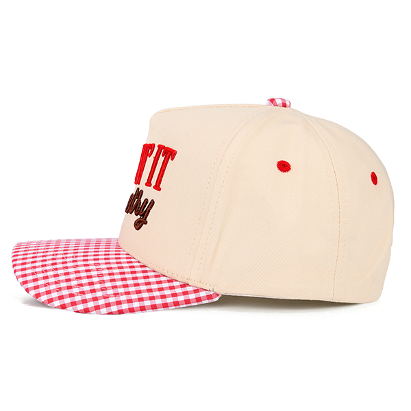C.C Keepin' It Country trucker hat - Gingham Red