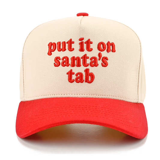 C.C Put It On Santa's Tab trucker hat - Red