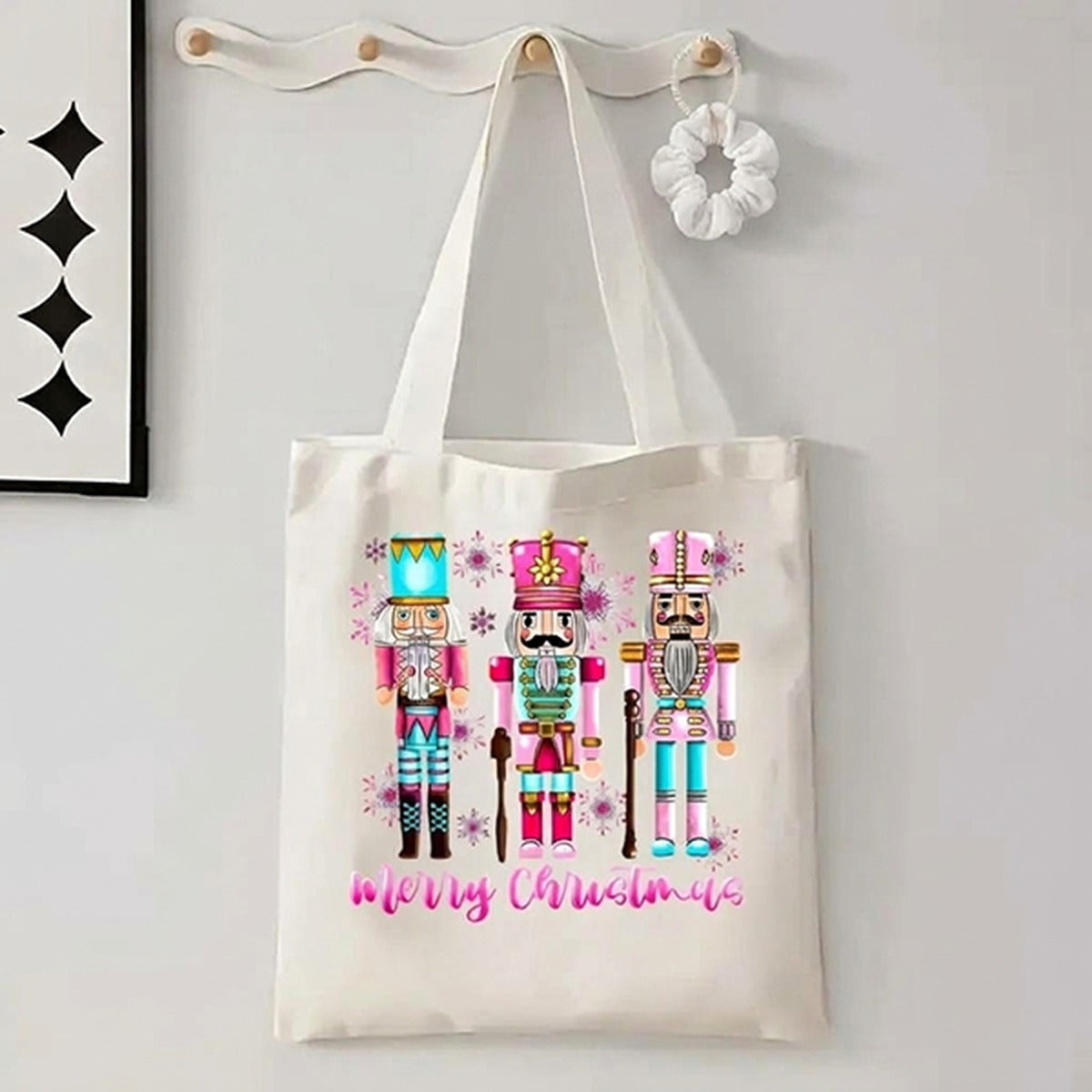 Christmas Nutcracker Merry Christmas Tote Bag