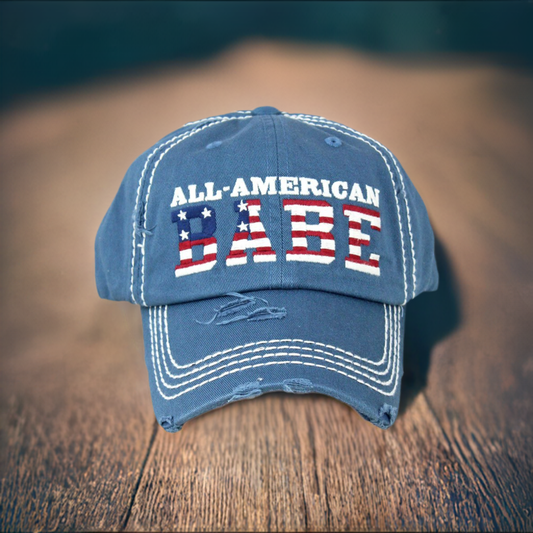 All American Babe Hat - Blue