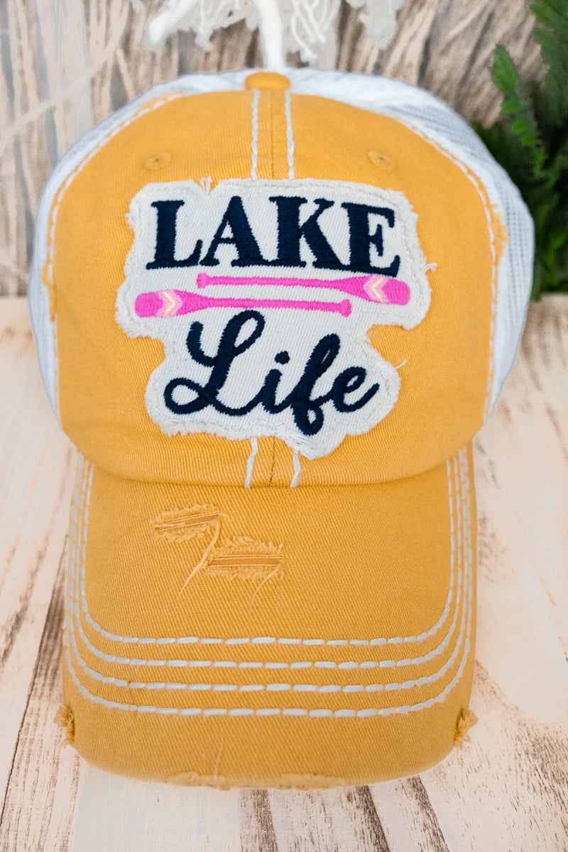 Lake Life Hats - Black or Gold