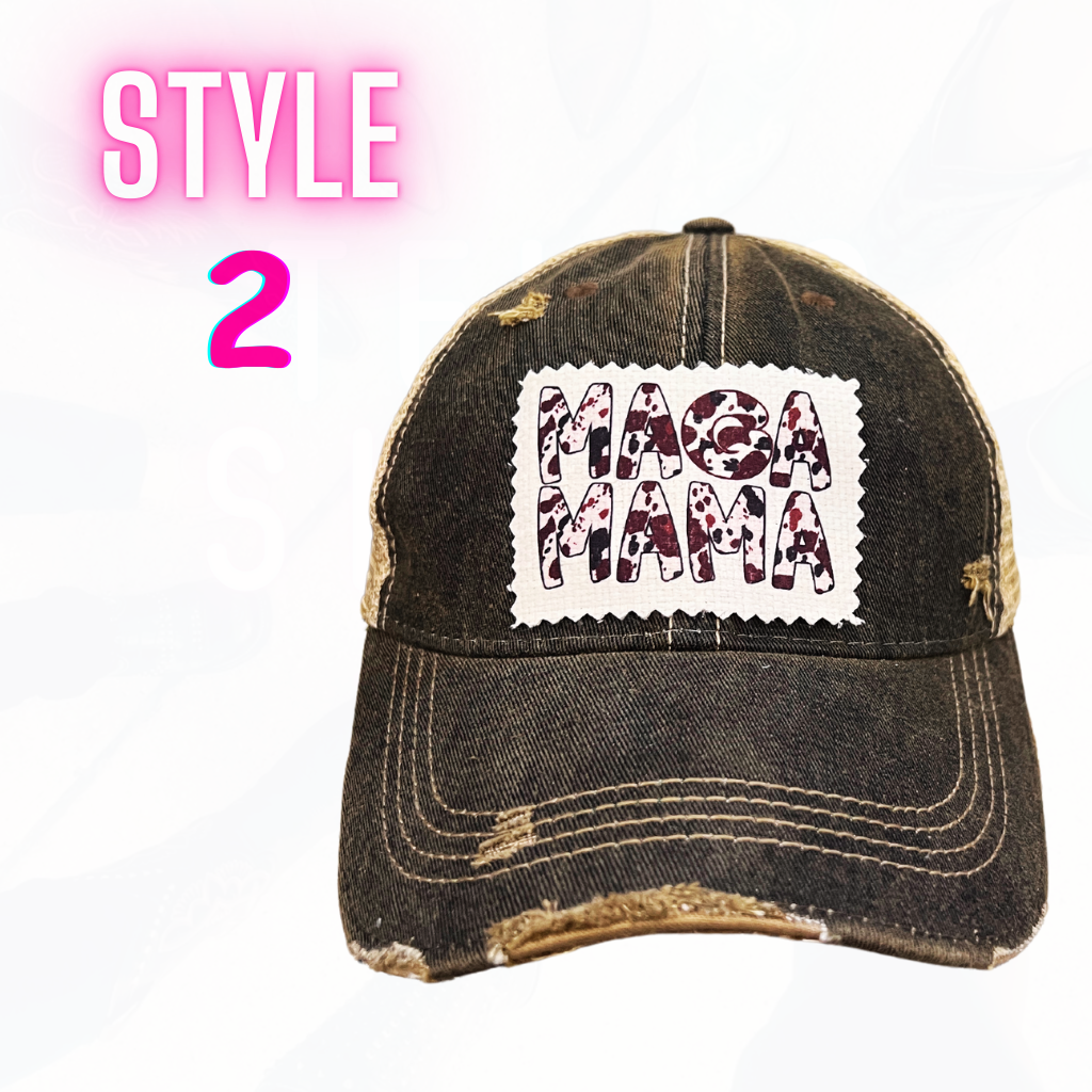 MAGA MAMA HAT - 4 STYLES