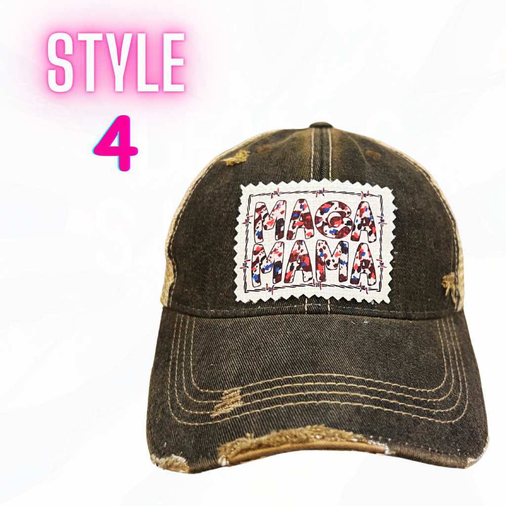 MAGA MAMA HAT - 4 STYLES