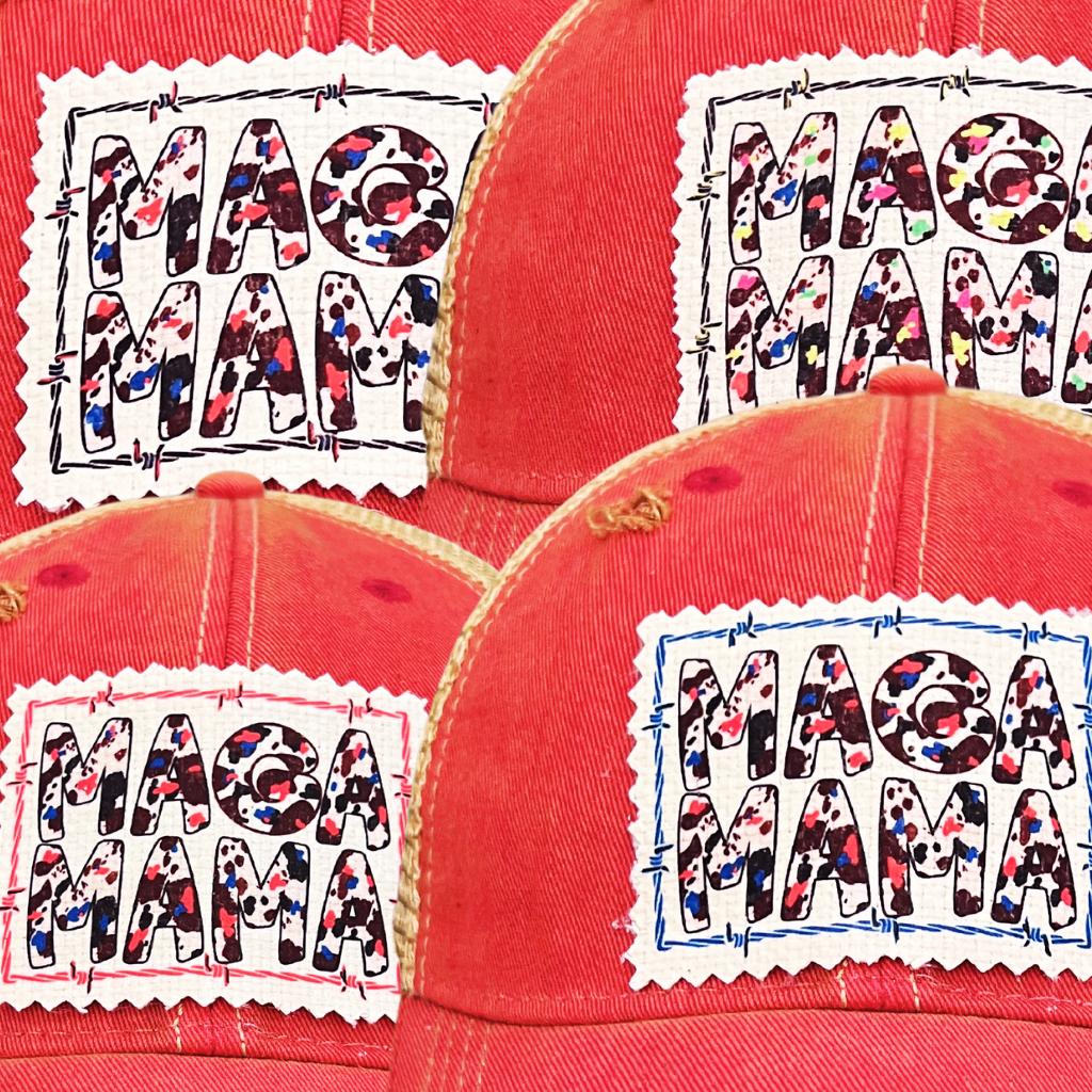 MAGA MAMA HAT - RED - 4 Designs