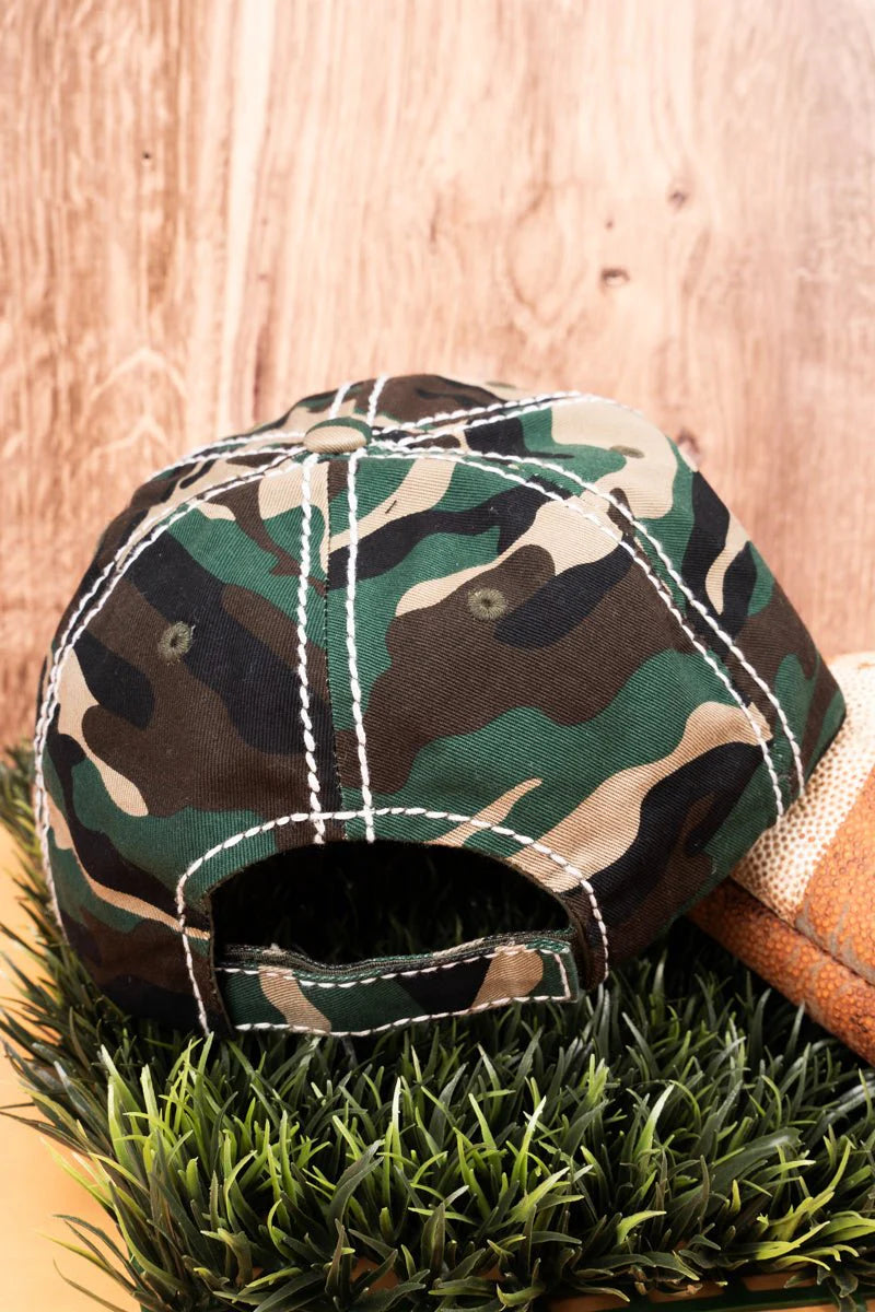 Football Helmet LOVE Baseball Hats - 4 Colors
