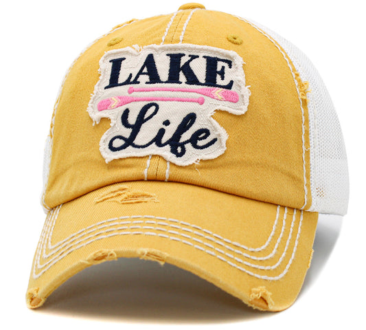 Lake Life Hat - Gold