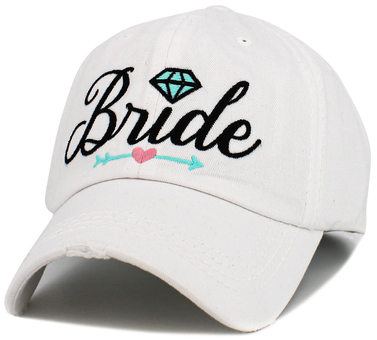 BRIDE Diamond Hat - Black or White