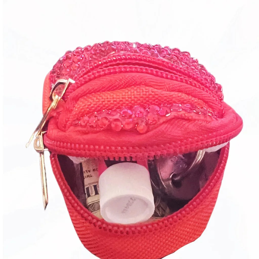 So Cute Mini Bling Backpack Keychains - Many Colors