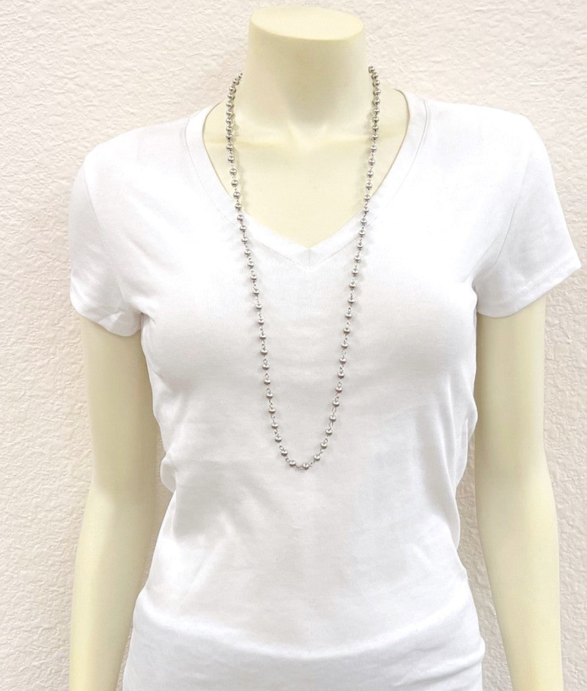 30" Navajo Bead Hand Strung Necklace