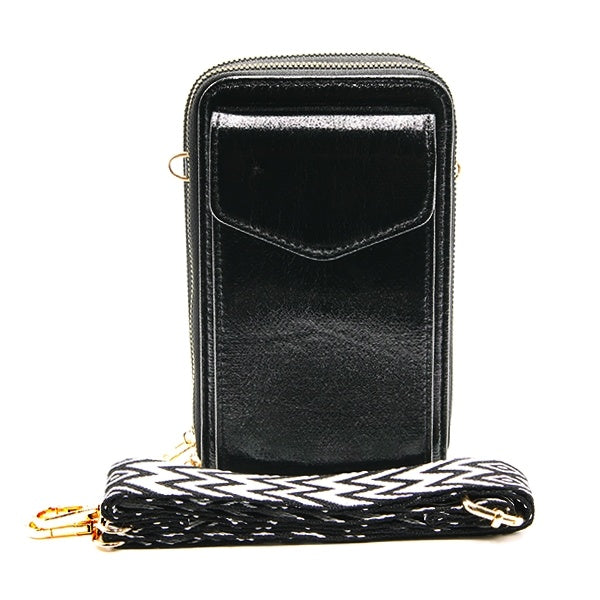 Super Cute Metallic Guitar Strap Bag - Phone - Wallet - Lots of Colors