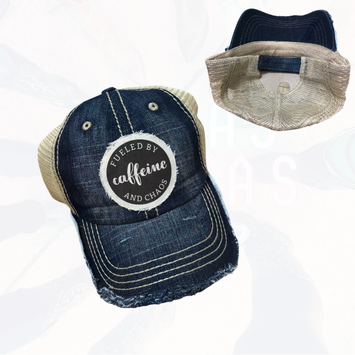 Sassy Trucker Hat - Caffiene & Chaos