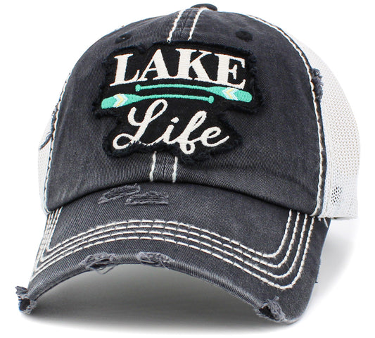 Lake Life Hat - Black