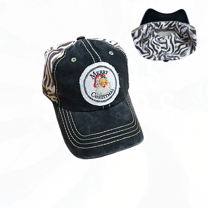 Sassy Holiday Trucker Hat - Merry Christmas Santa