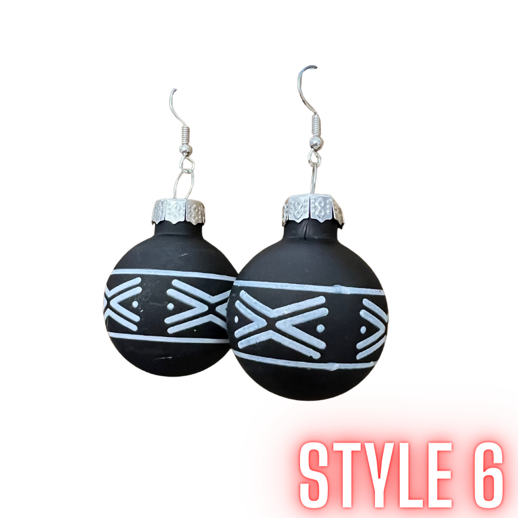 Christmas Confetti Glitter Earrings - Many Styles