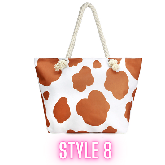 Cute Rope Tote Bags - Many Designs