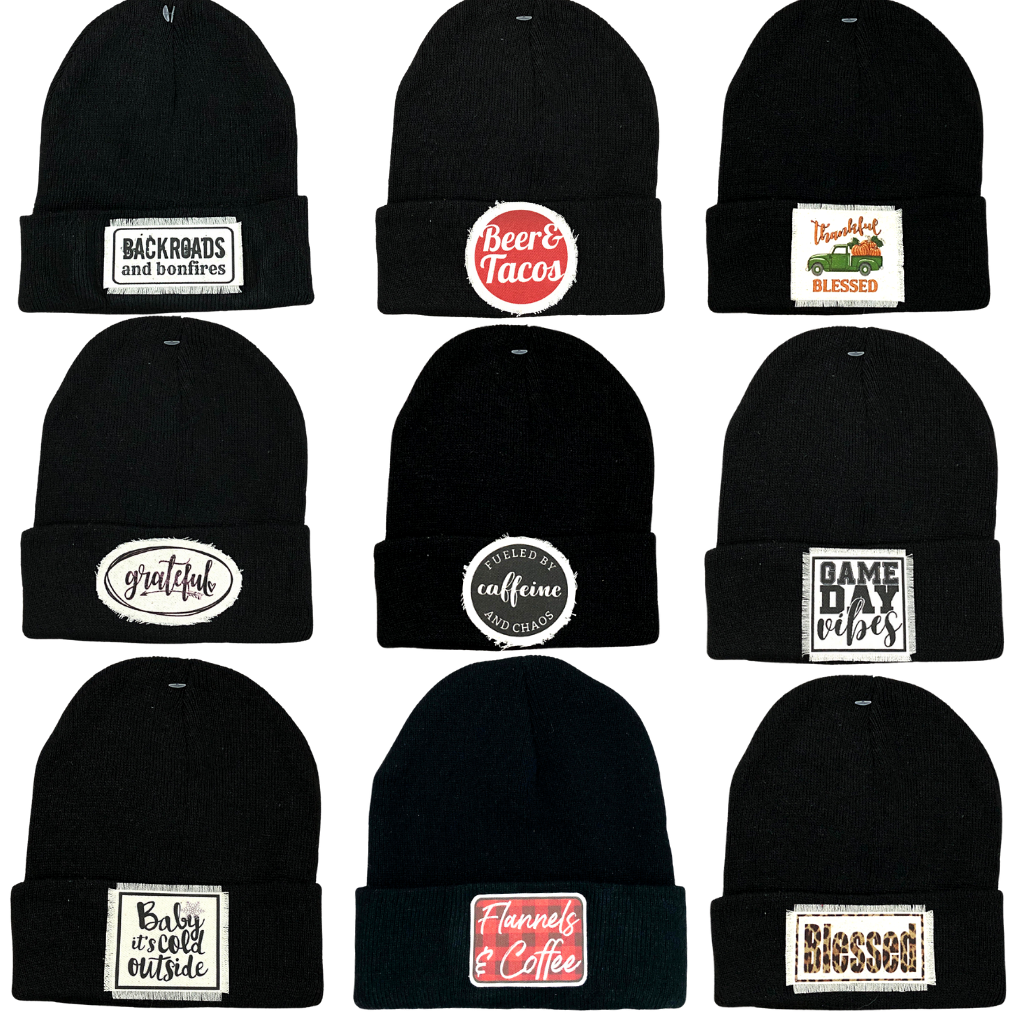 Sassy Beanie Hat - Enjoy the Journey Compass