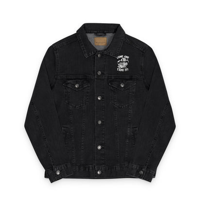 COME and Take IT Denim Jacket - Black or Denim