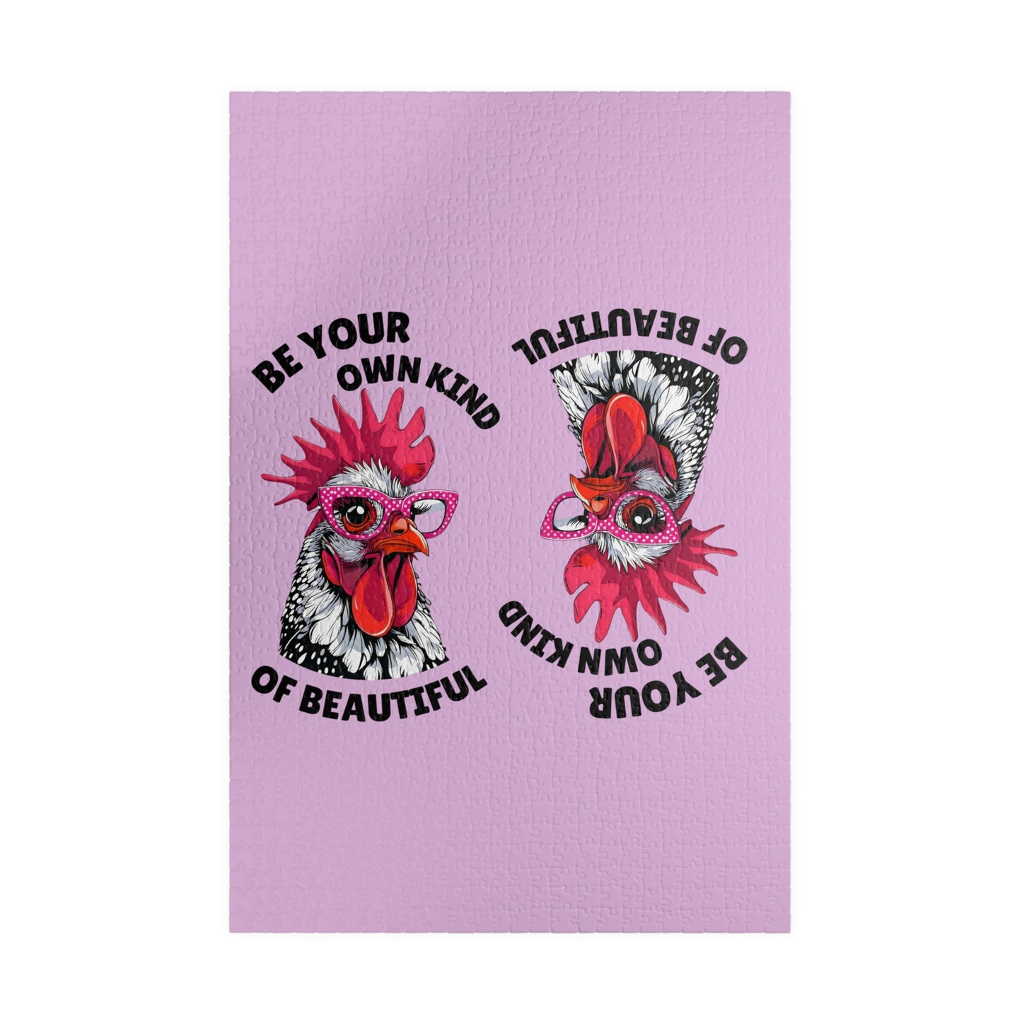Be Your Own Kind of Beautiful Chicken Puzzle | Assorted Size Jigsaw Puzzles