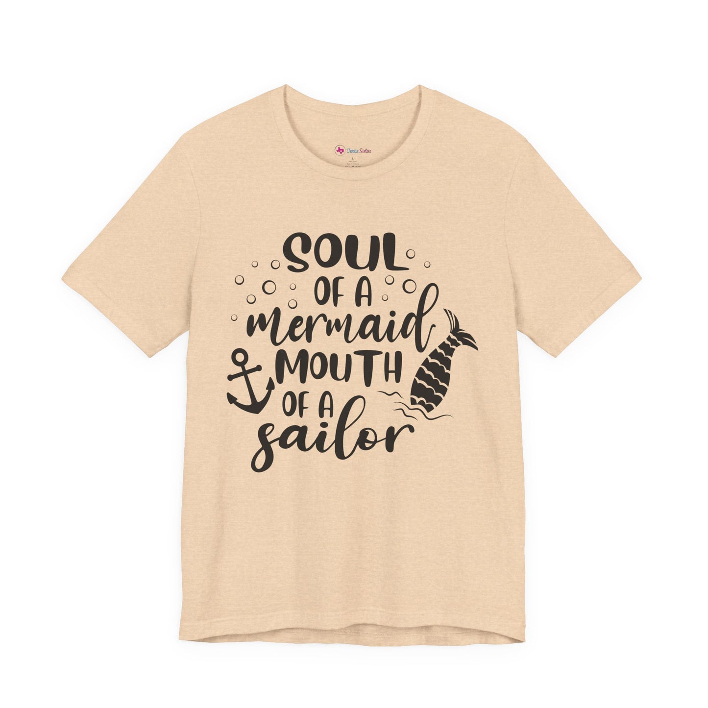Mermaid Soul Tee — "Soul of a Mermaid, Mouth of a Sailor" Graphic T-Shirt