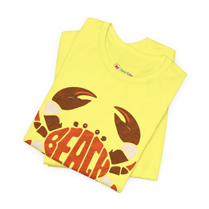 Beach Crab Graphic Tee — Retro Coastal Summer T-Shirt