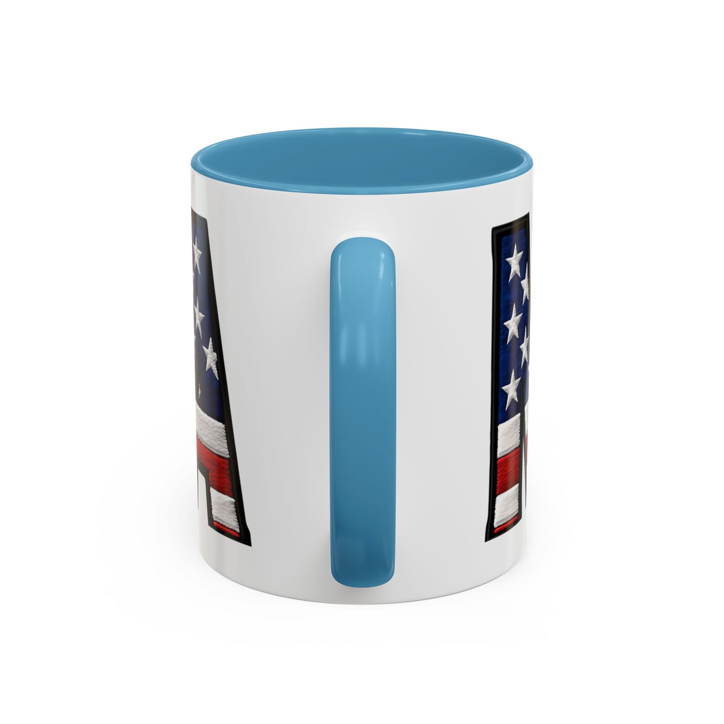 Patriotic AMERICA Flag MAMA Accent Coffee Mug 11 or 15oz