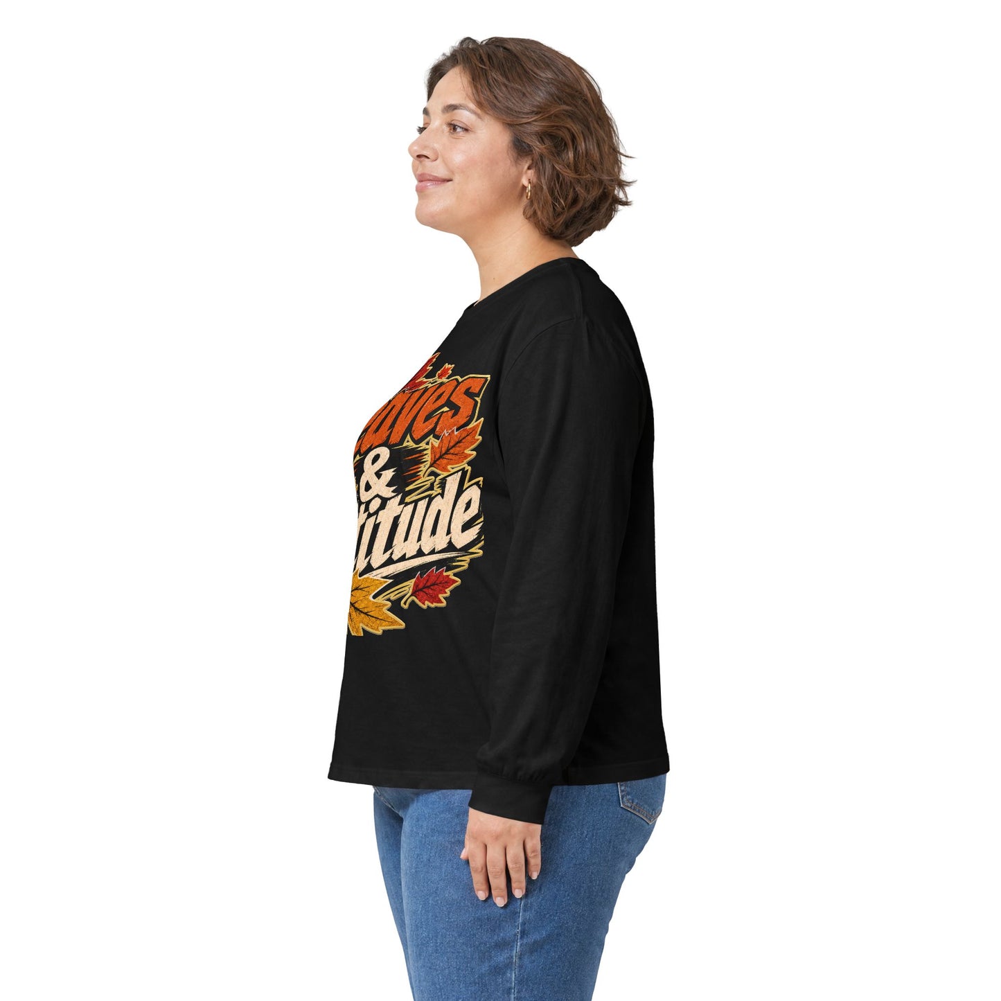 Leaves & Attitude Long Sleeve FALL T-SHIRT