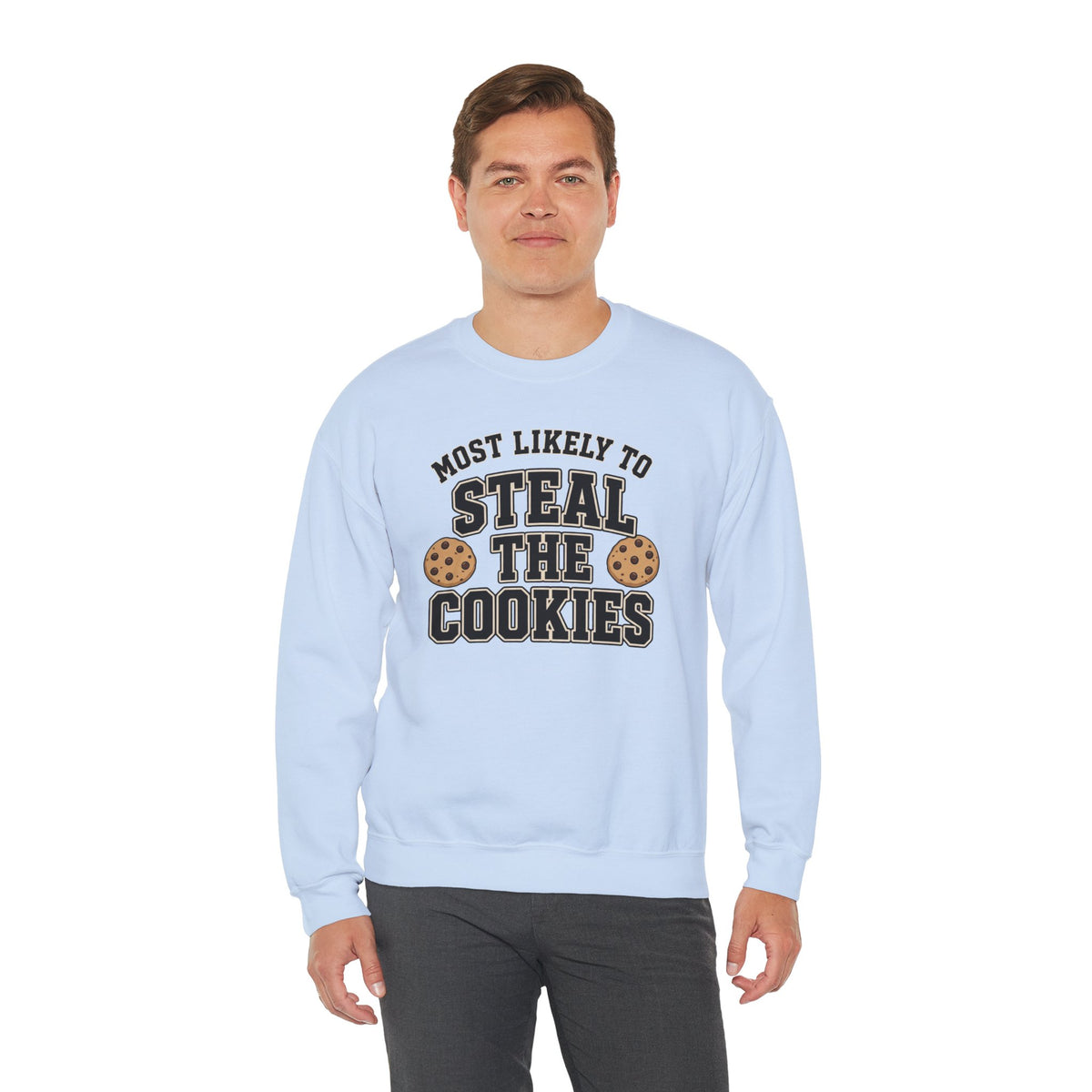 Most Likely To Steal The Cookies Sweatshirt - Christmas Crewneck