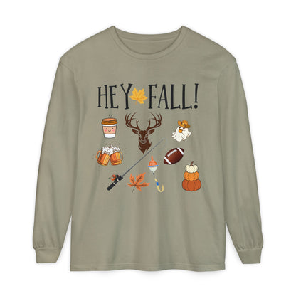 HEY Fall Themed Long Sleeve T-Shirt