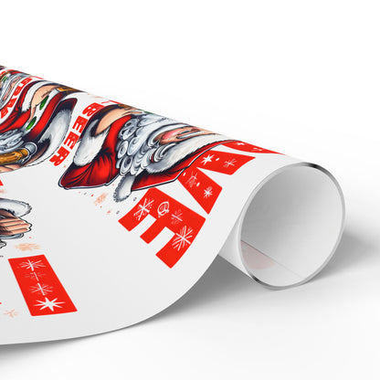 Funny Christmas Wrapping Paper I love DECEM-BEER