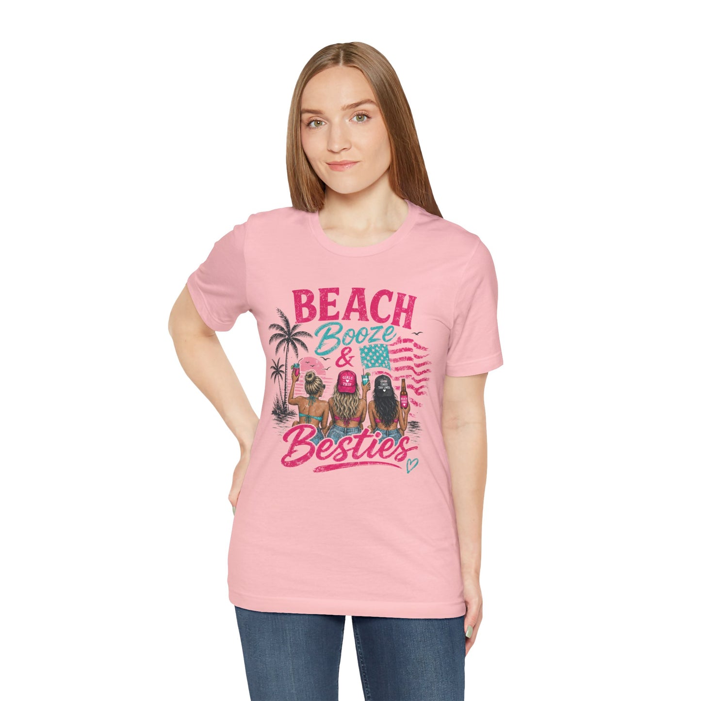 Beach Booze & Besties T-Shirt