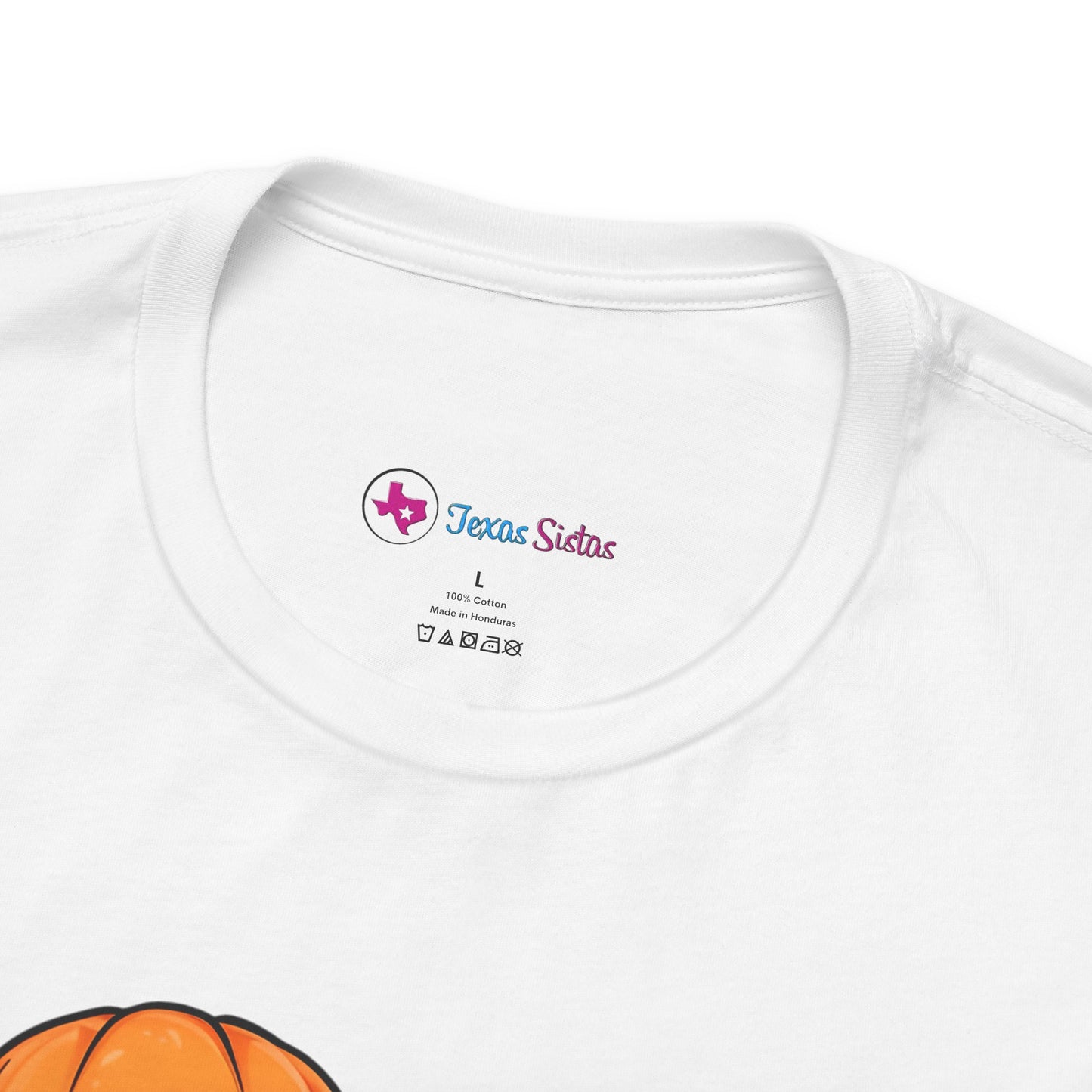 Ghost Tee with Orange Hightops and Pumpkin Balloon