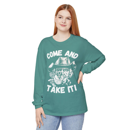 Cowboy Come and Take It Long Sleeve T-Shirt Unisex