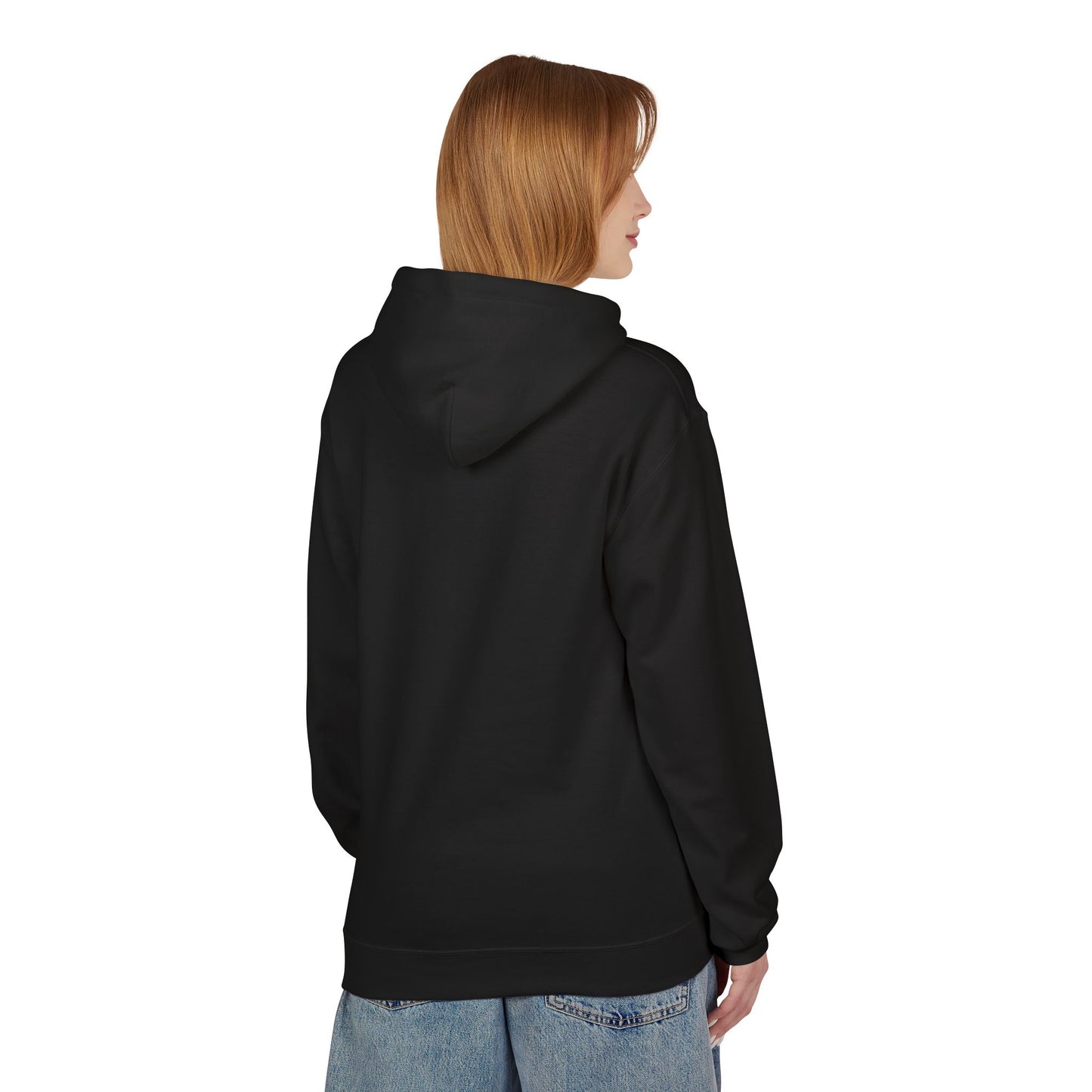 Inspirational Unisex Fleece Hoodie - Don't Look Back, Motivational Gift for Teenagers, Cozy Casual Wear, Perfect for Birthdays & Holidays