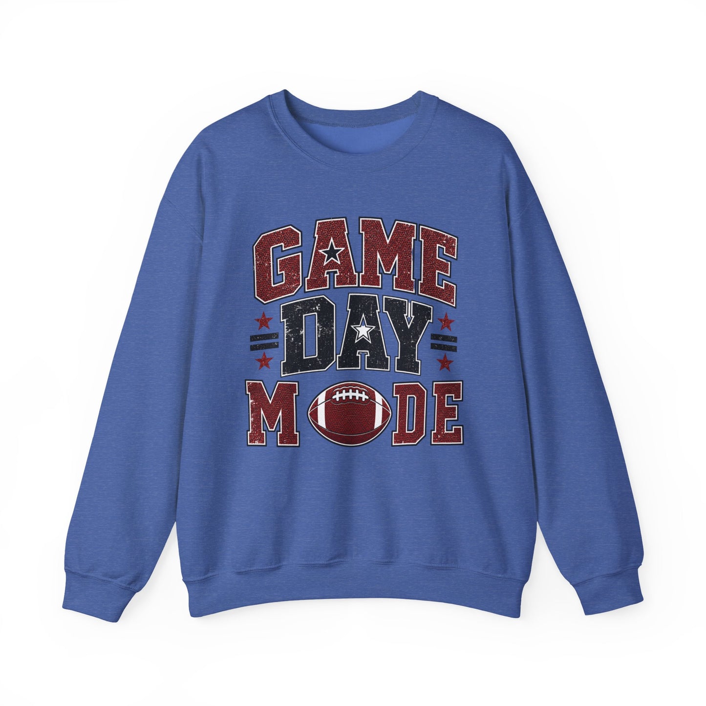 Game Day Mode Sweatshirt — Football Fan Crewneck
