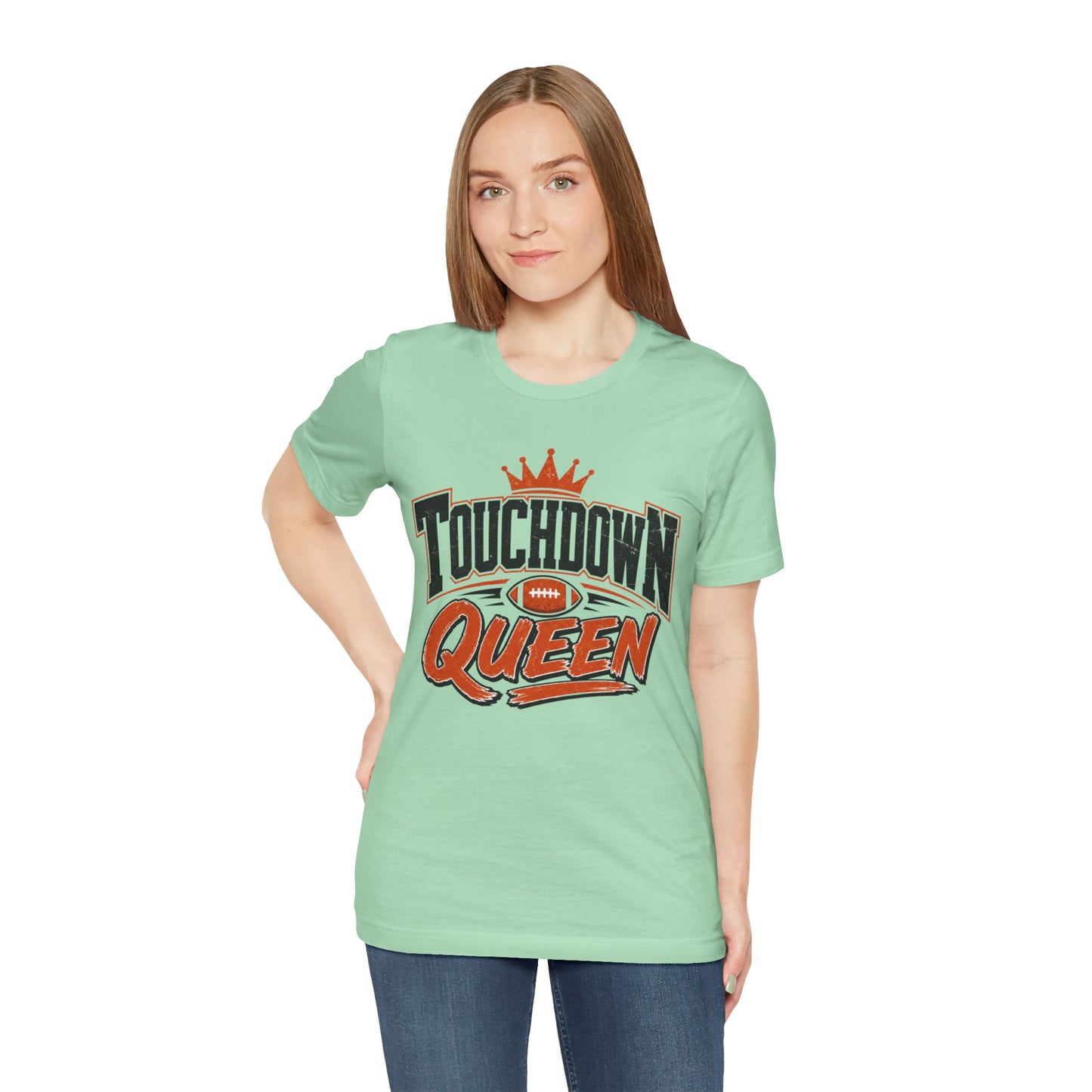 Touchdown Queen T-SHIRT Football Season Tailgate Time