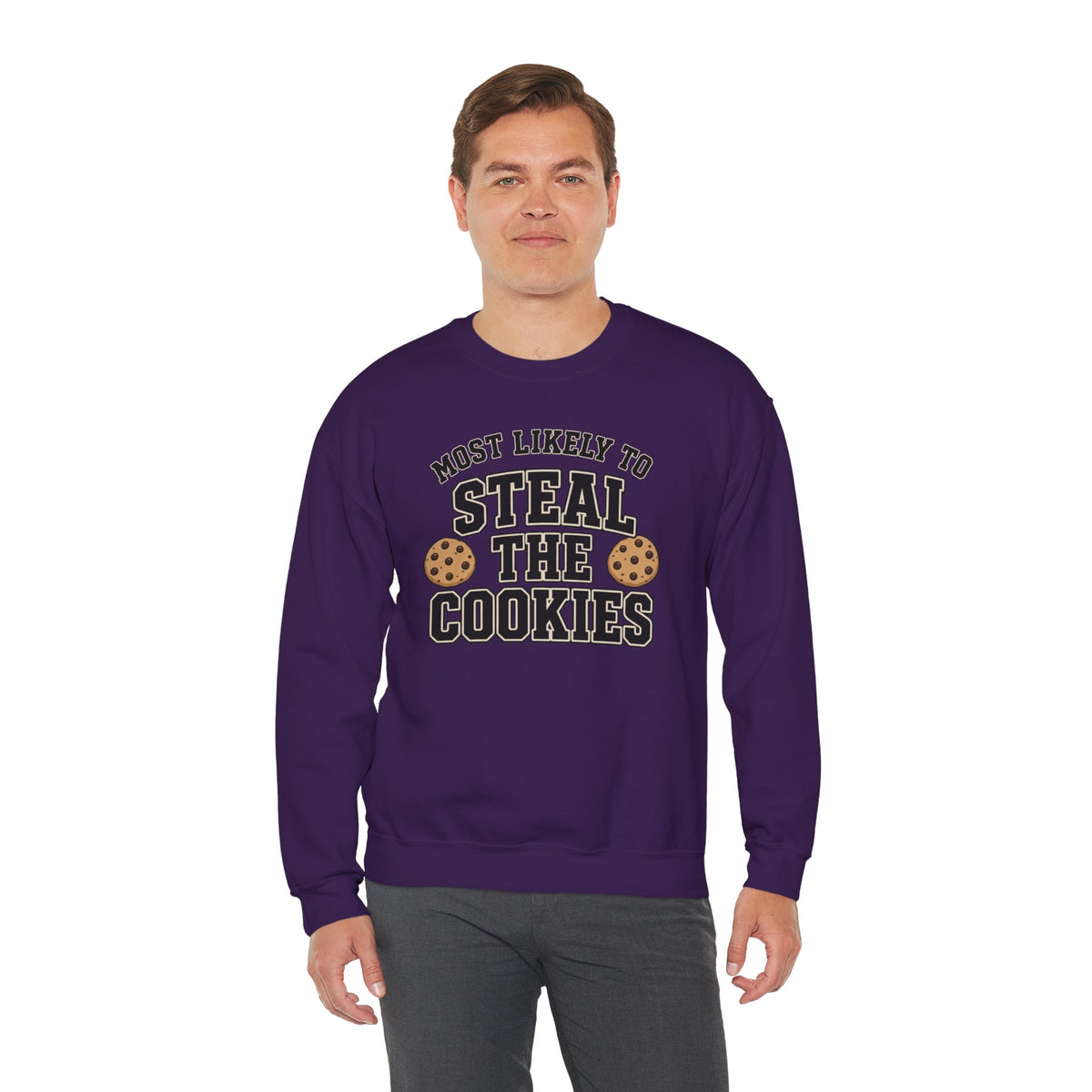 Most Likely To Steal The Cookies Sweatshirt - Christmas Crewneck