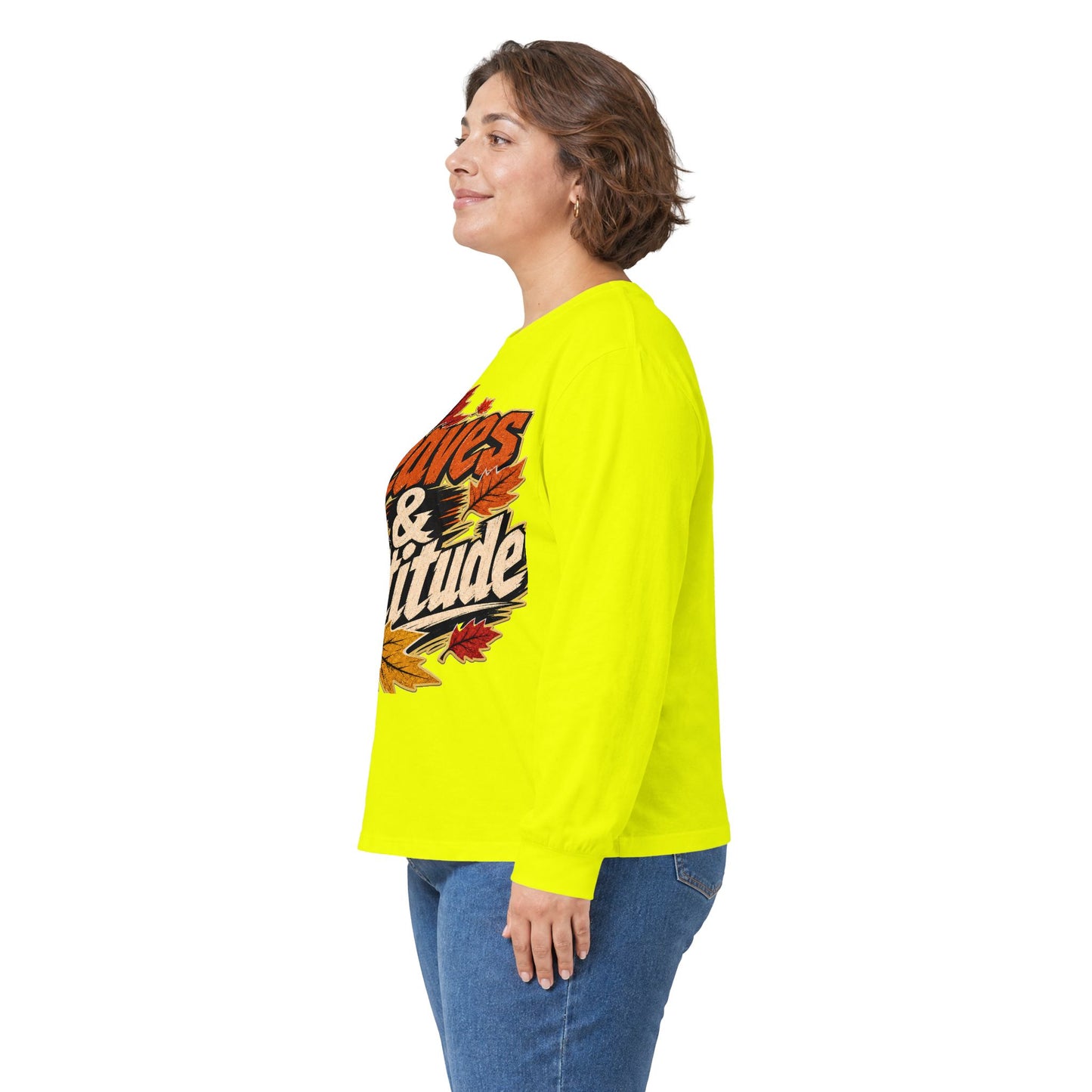 Leaves & Attitude Long Sleeve FALL T-SHIRT