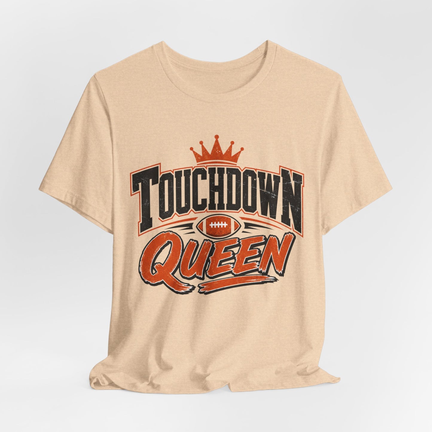 Touchdown Queen T-SHIRT Football Season Tailgate Time