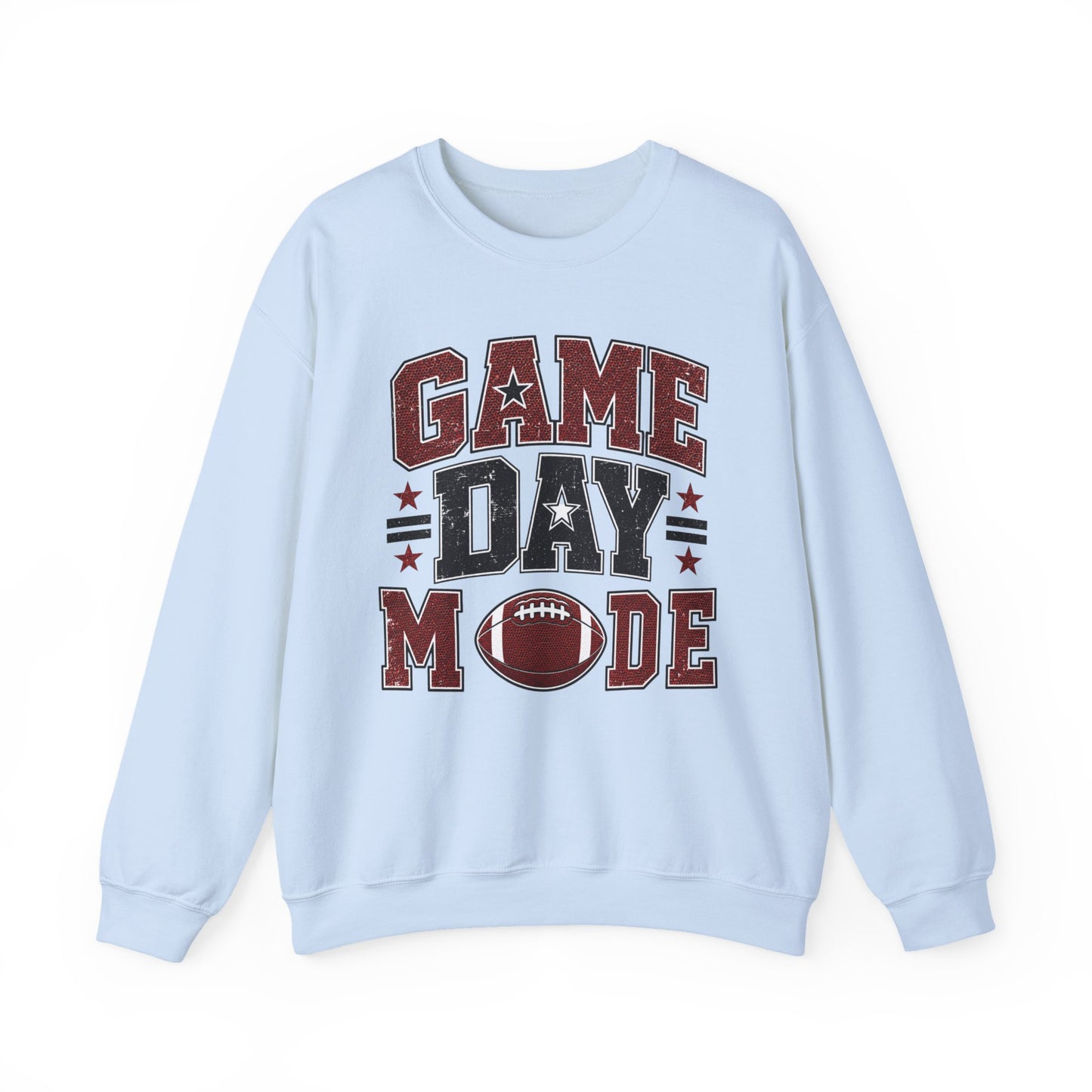 Game Day Mode Sweatshirt — Football Fan Crewneck