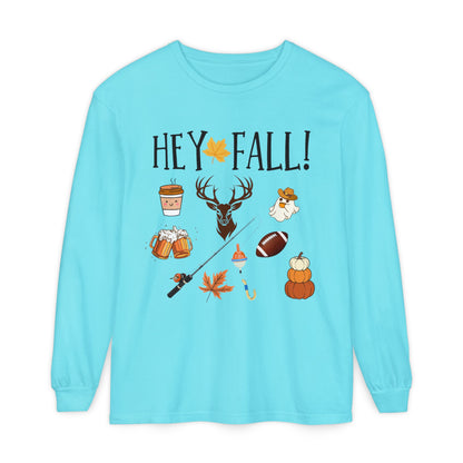 HEY Fall Themed Long Sleeve T-Shirt
