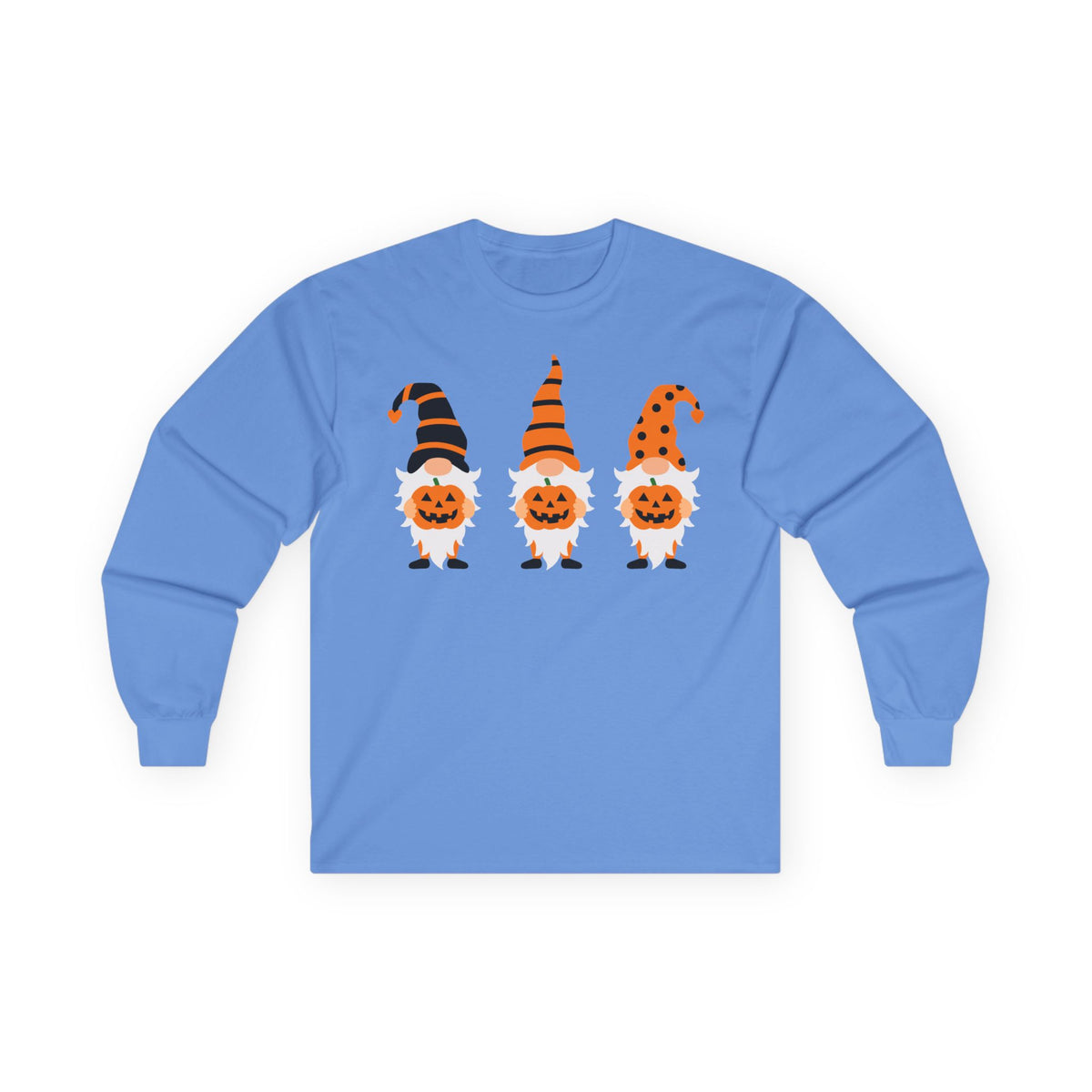 Halloween Pumpkin Gnomes Long Sleeve T-Shirts