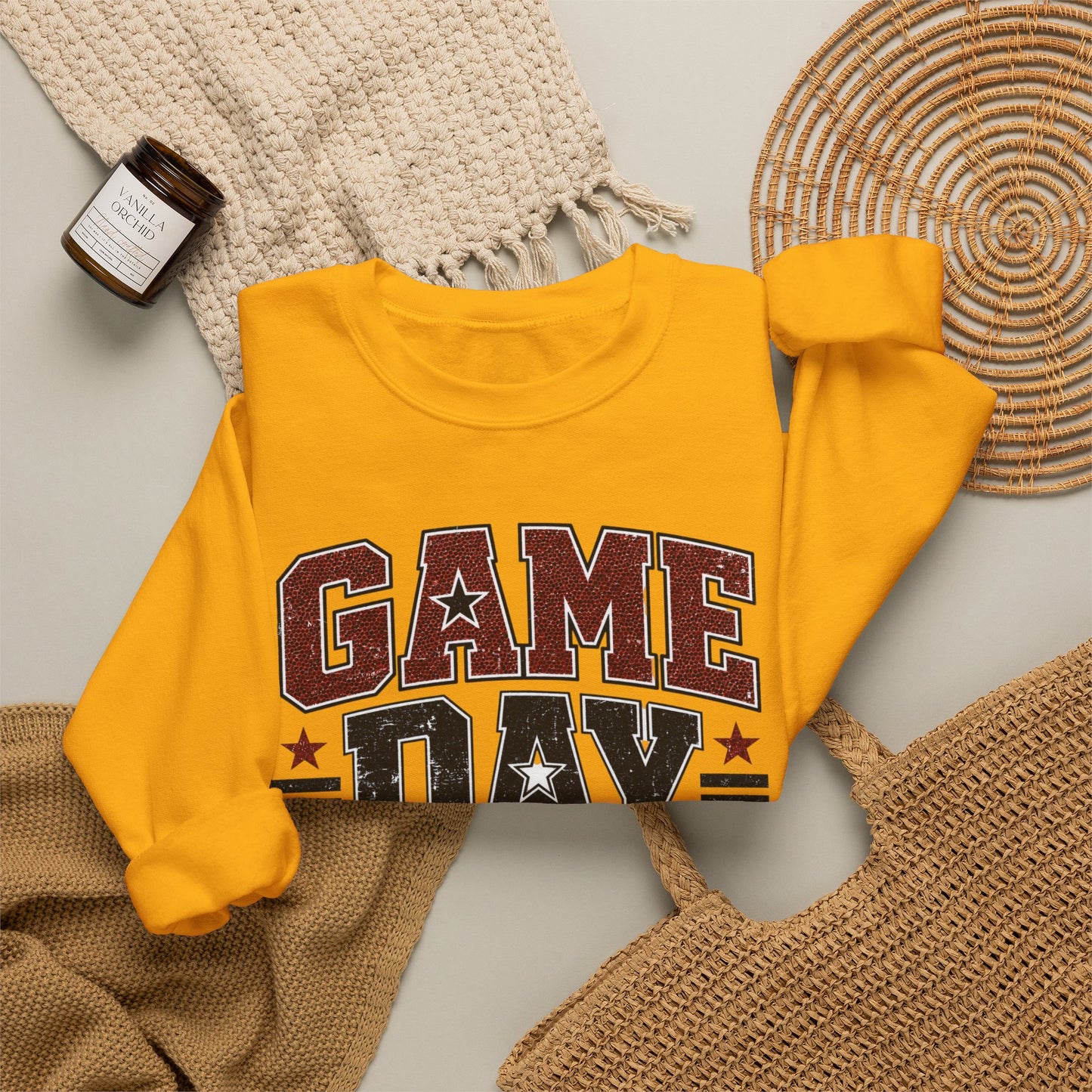 Game Day Mode Sweatshirt — Football Fan Crewneck