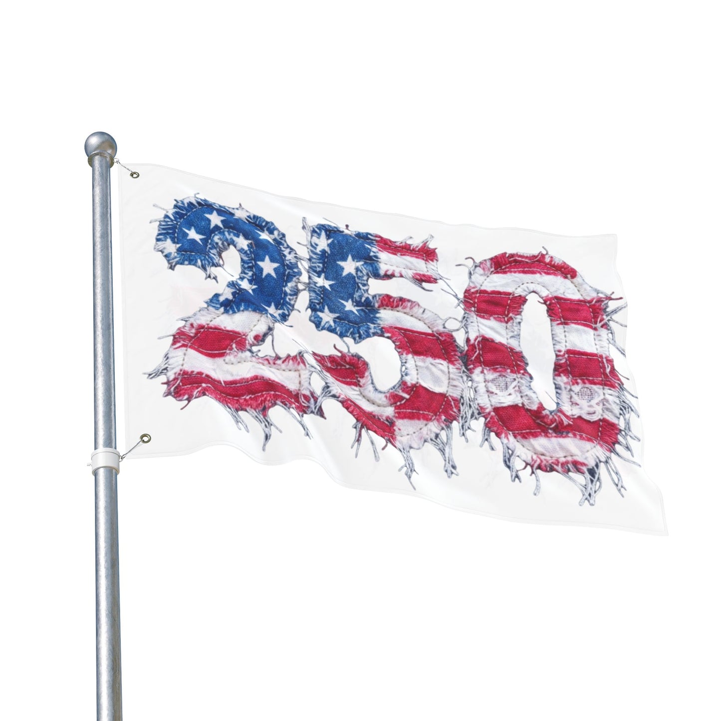 250th 4th of JULY American Flag Double Sided Flag