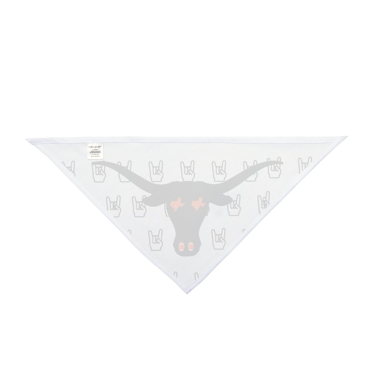 Rockin' Pet Bandana for Longhorn Lovers, Dog Accessories, Festival Gear, Pet Outfit, Cute Dog Wear, Unique Pet Gift