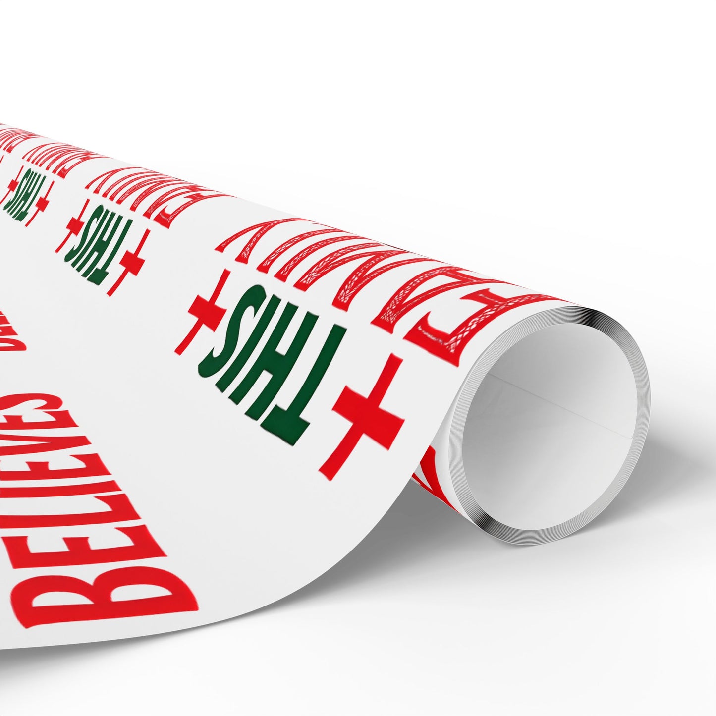 Christmas Wrapping Paper Roll This Family Believes Santa Claus Holiday Gift Wrap