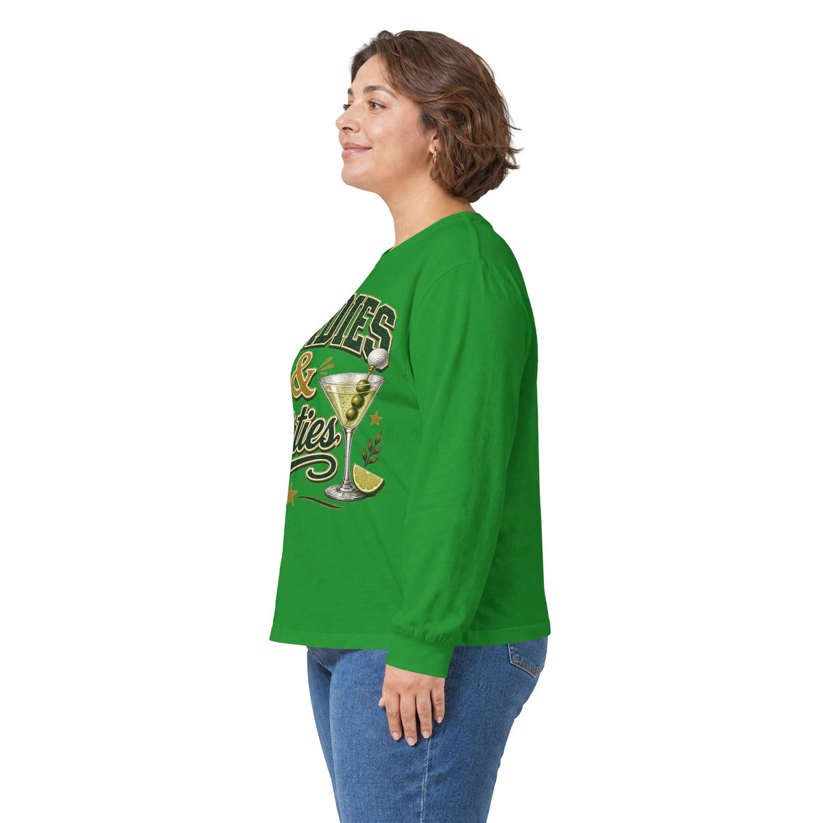Birdies & Dirties Long Sleeve T-Shirt Golf Cocktail Marini's