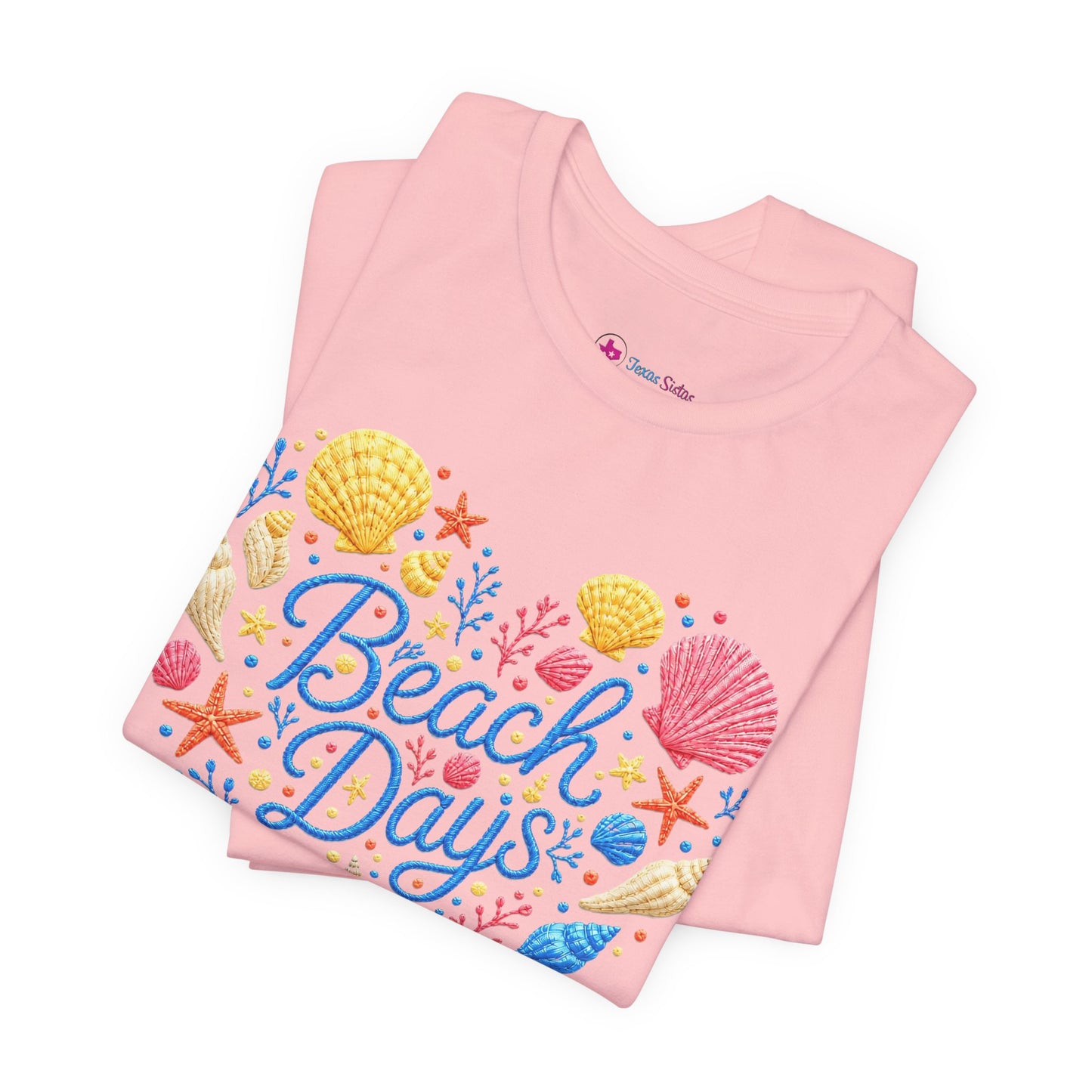 Beach Days heart seashells T-Shirt